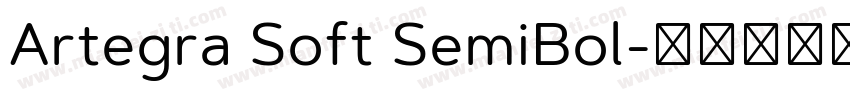 Artegra Soft SemiBol字体转换